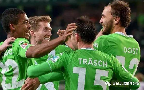  沃尔夫斯堡菲利普头球破门德甲高空优势明显