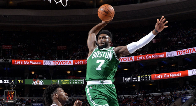  杰伦布朗爆发凯尔特人双探花合力击败雄鹿